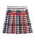 Girls' Pleated Checked Skirt