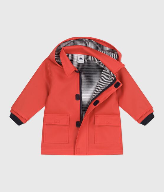 Babies' iconic raincoat in water-repellent fabric SPICY