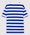 Women's Striped Dress SURF blue/MARSHMALLOW white