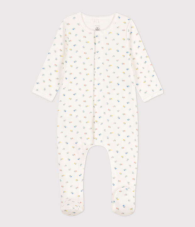Floral Cotton Bodyjama white/multicolor