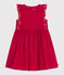 Children's sleeveless cotton dress TERKUIT red