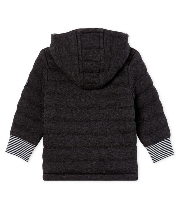 Baby Boys' Zip-Up Jacket in Quilted Tube Knit grey