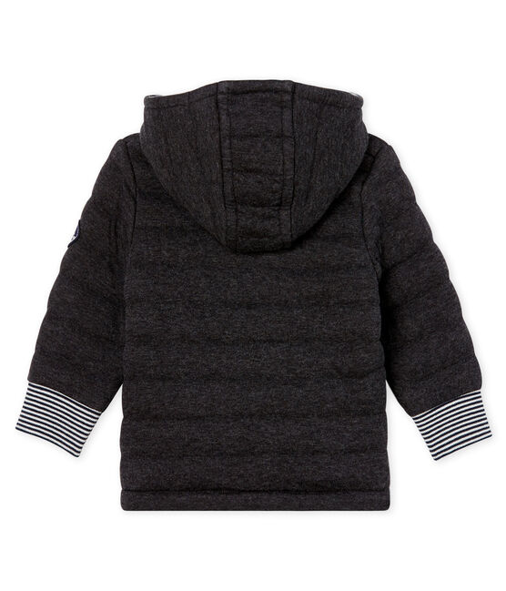 Baby Boys' Zip-Up Jacket in Quilted Tube Knit CITY CHINE grey