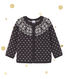 Baby boy's wool blend jacquard cardigan