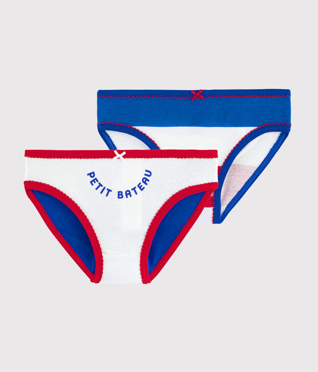 Girls' Made in France Knickers - 2-Pack multicolor