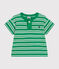 Babies' Short-Sleeved Jersey T-Shirt PRADO /AVALANCHE