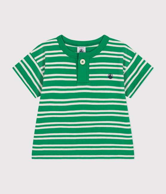 Babies' Short-Sleeved Jersey T-Shirt PRADO /AVALANCHE