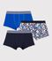 Boys' Blue Cotton Boxer Shorts - 3-Pack variante 1