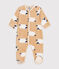 Babies' fleece onesie TRENCH /MULTICO