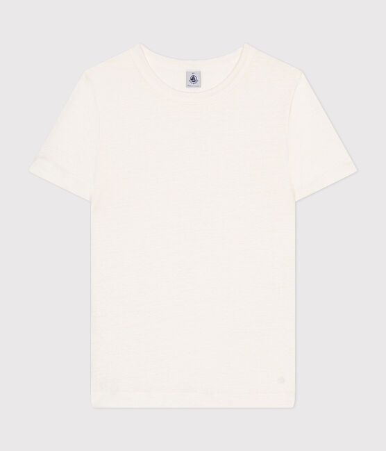 Women's Iconic Linen T-Shirt ECUME white