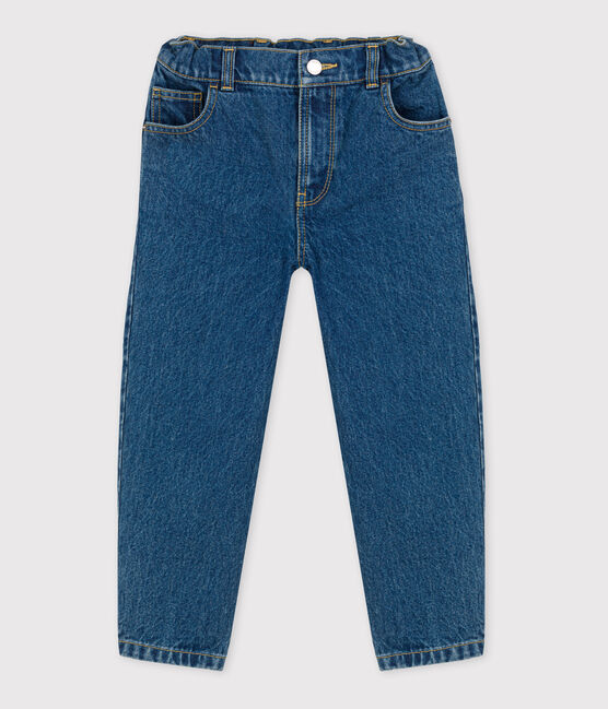 Little Boys' Eco-Friendly Cotton Trousers BLEU DELAVE blue