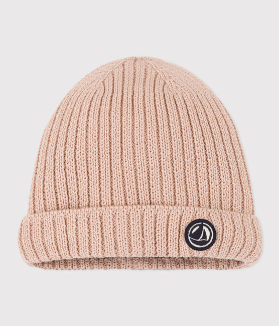 Babies' Knit Hat with Fleece Lining SALINE pink