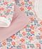 Children's floral print fleece nightdress and leggings JOLI pink/MULTICO white