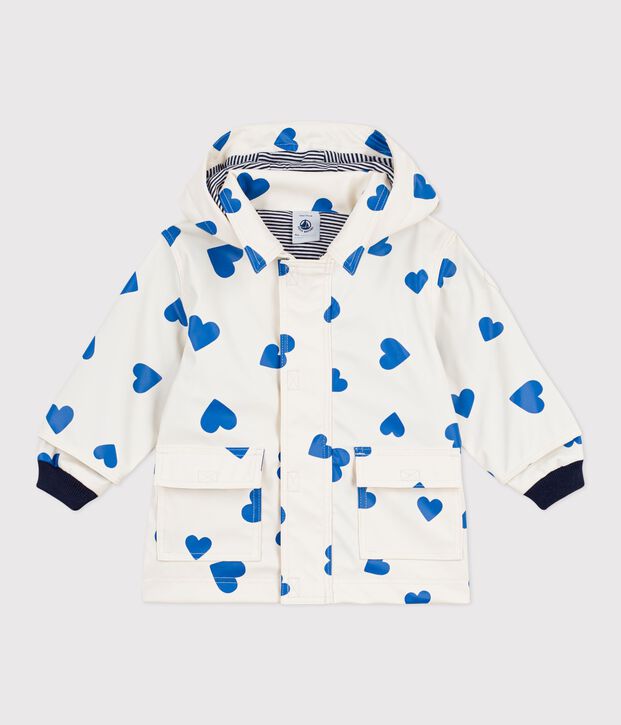 Babies' iconic raincoat blue/blue
