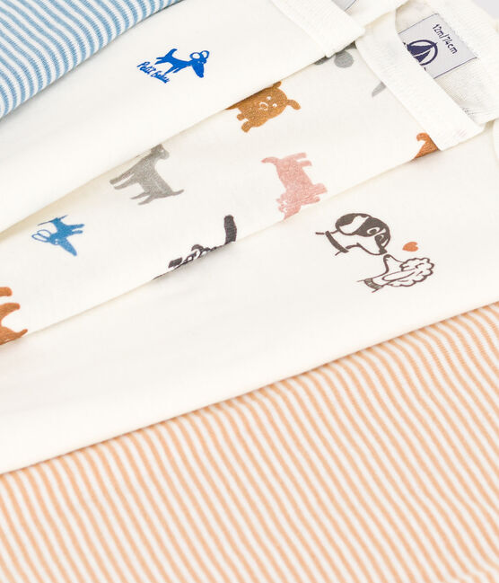 Babies' Dog Themed Long-Sleeved Cotton Bodysuits - 5-Pack variante 1