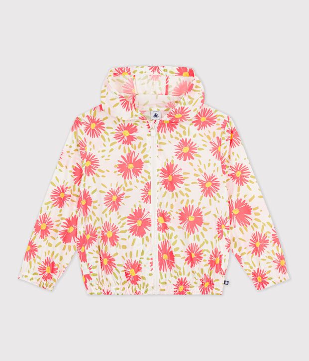 CHILDREN'S ULTRA-LIGHTWEIGHT WINDBREAKER white/multicolor