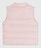 Baby's reversible sleeveless puffer jacket JOLI pink/MILK