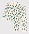 Children's Unisex Chalet Fleece Pyjamas AVALANCHE white/MULTICO