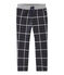 Boys' Checked Knit Trousers CITY black/SMOKING blue/MARSHMALLOW