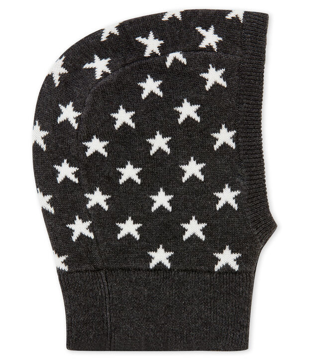 Mixed baby's decorated balaclava grey/white