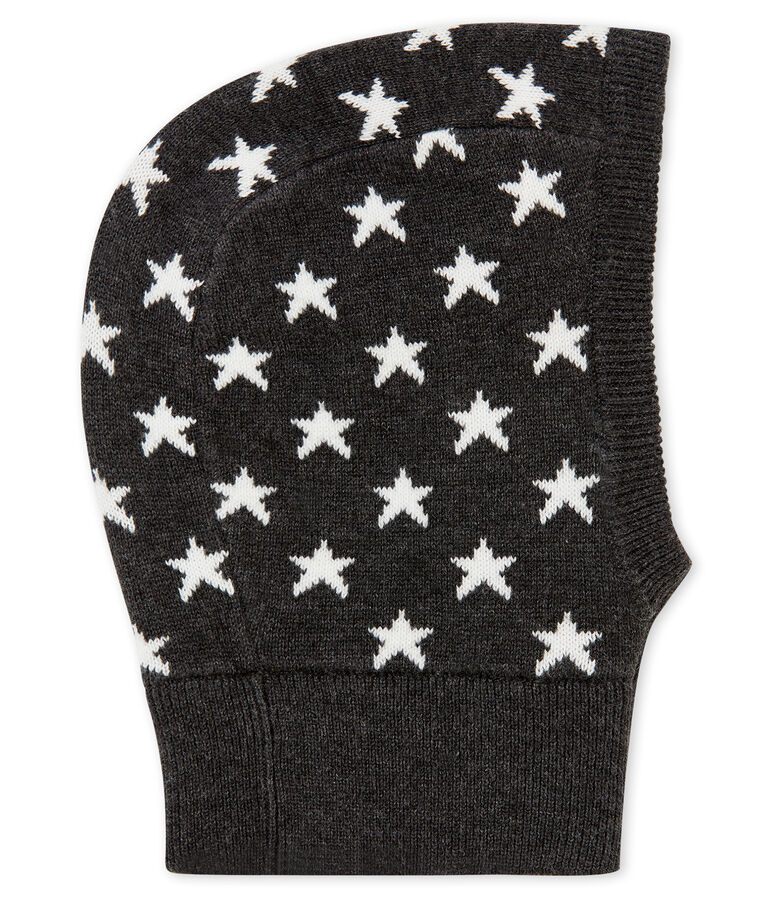 Mixed baby's decorated balaclava grey/white