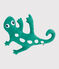 Velour Lizard Cushion GAZON green