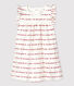 Babies' Organic Cotton Jacquard Dress With Bodysuit
