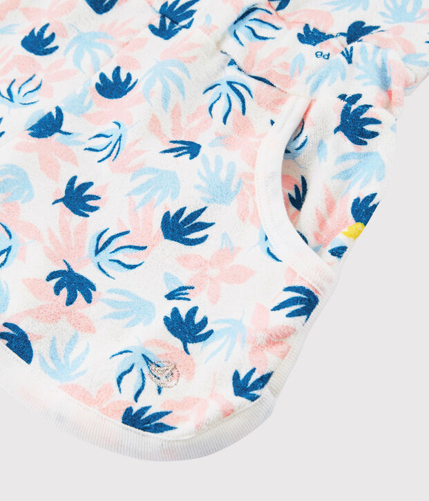 Girls' Terry Playsuit white/multicolor