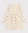 Robe manches longues en tubique imprimé enfant fille AVALANCHE white/MULTICO