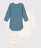 Babies' Snail Themed Long-Sleeved Cotton Bodysuits - 3-Pack variante 1