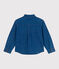 Children's plain denim shirt DENIM MOYEN blue
