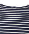 Striped mixed T-shirt SMOKING blue/COQUILLE beige