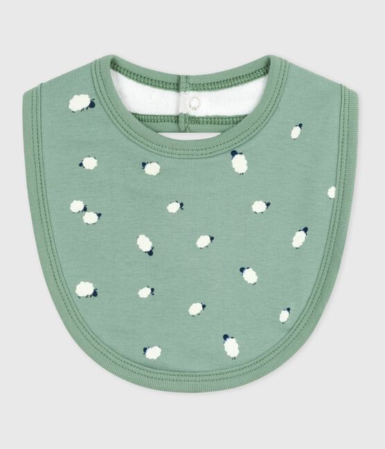 Newborn babies' printed cotton bib SAULE /MULTICO