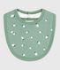 Newborn babies' printed cotton bib