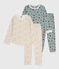 Pack of children's printed cotton pyjamas variante 1