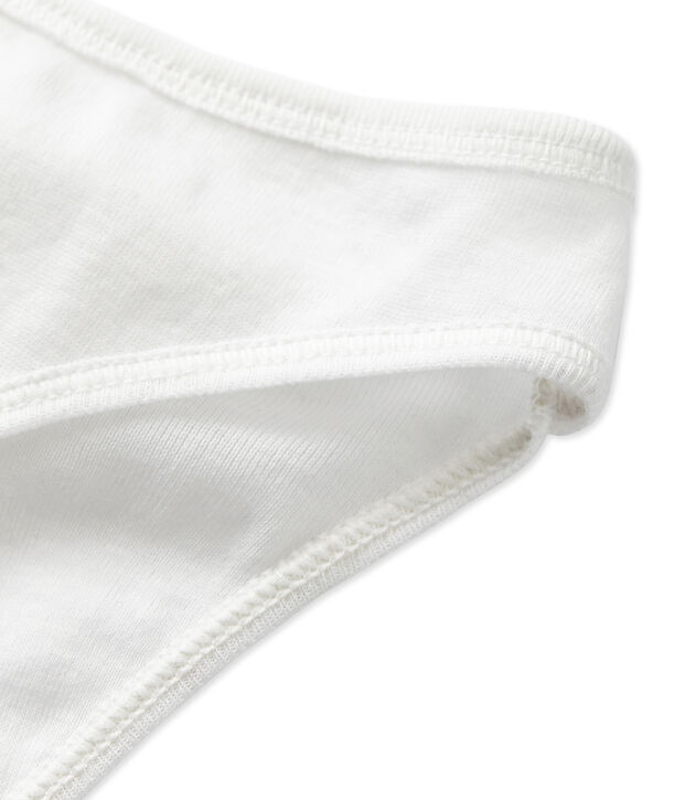 Women's light cotton briefs white