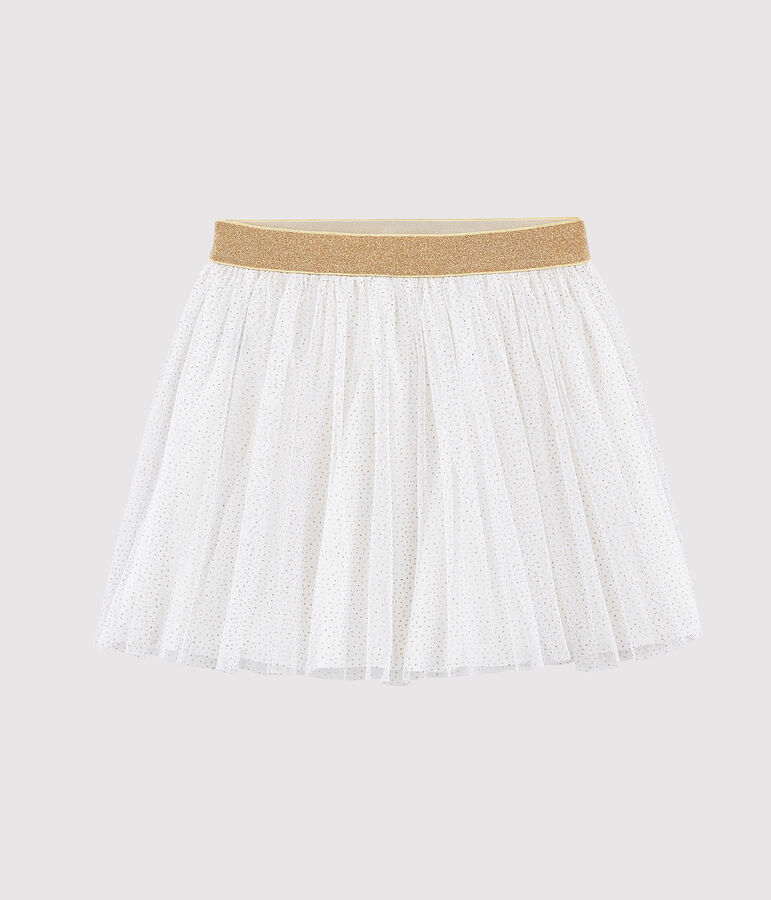 Girls' Tulle Skirt white/yellow