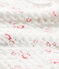 Baby's quilted tube knit overalls LAIT white/MULTICO white