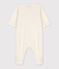 Babies' Double-Sided Jersey Hat and Sleepsuit MARSHMALLOW white