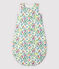 Babies' Jungle Pattern Cotton Sleeping Bag MARSHMALLOW white/MULTICO white