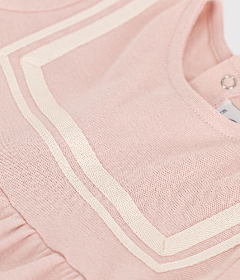 Babies' Organic Cotton Sailor Dress pink