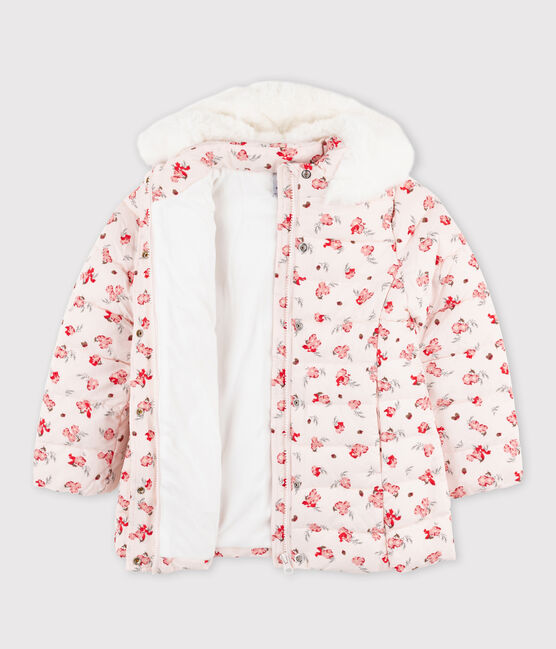 Girls' Down Coat FLEUR pink/MULTICO CN