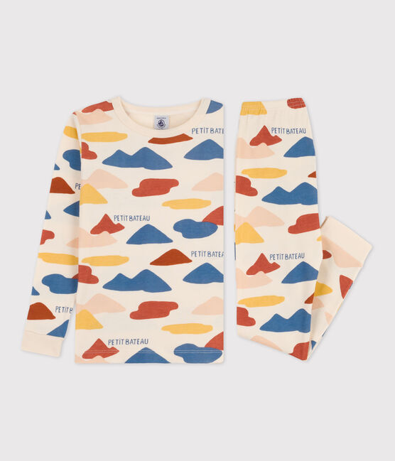 Unisex Snugfit Cotton Pyjamas AVALANCHE white/MULTICO