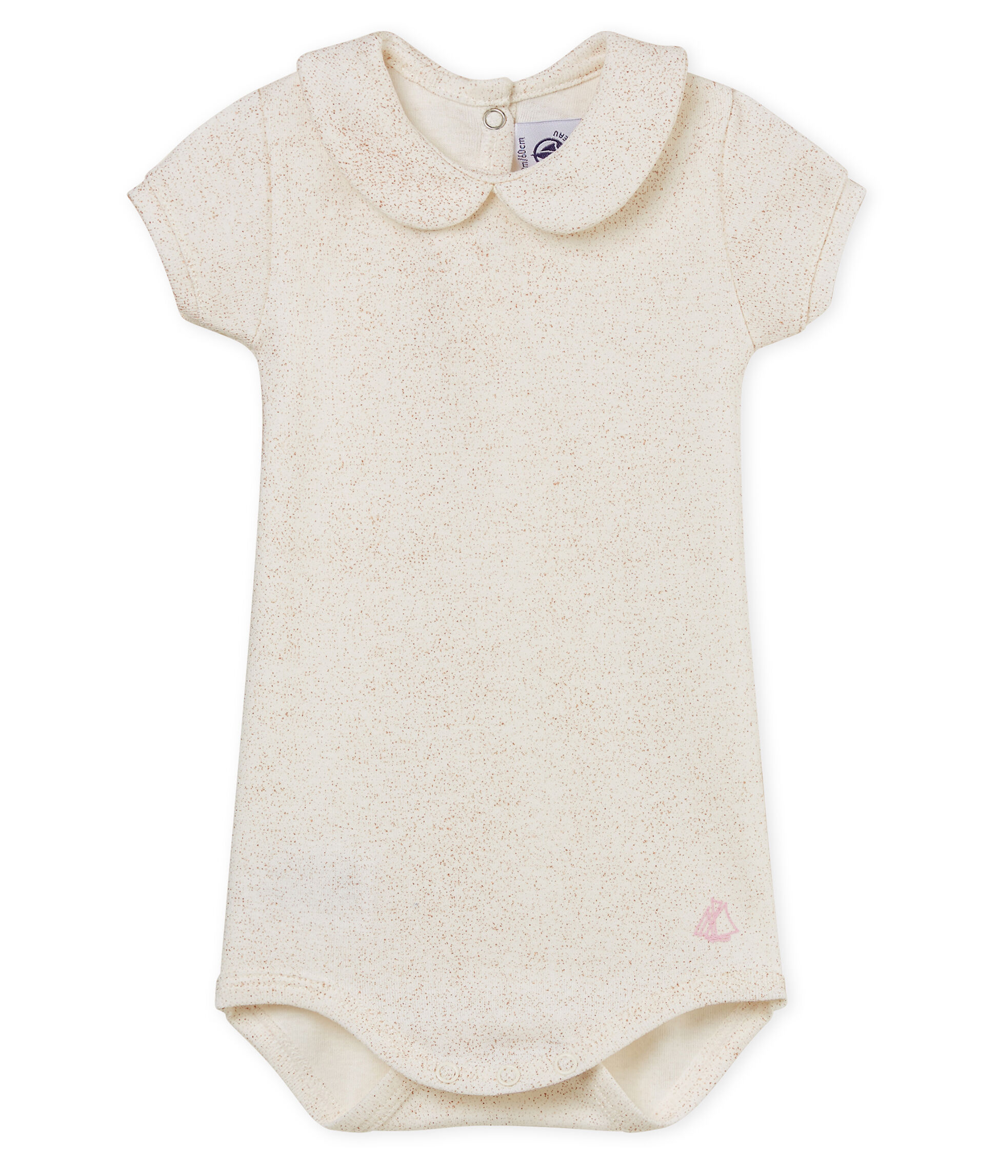 peter pan collar bodysuit baby girl