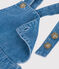 Babies' Sleeveless Light Denim Dress DENIM CLAIR blue