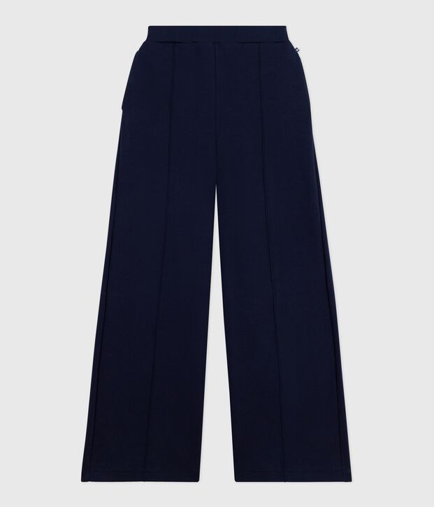 Women's cotton trousers blue