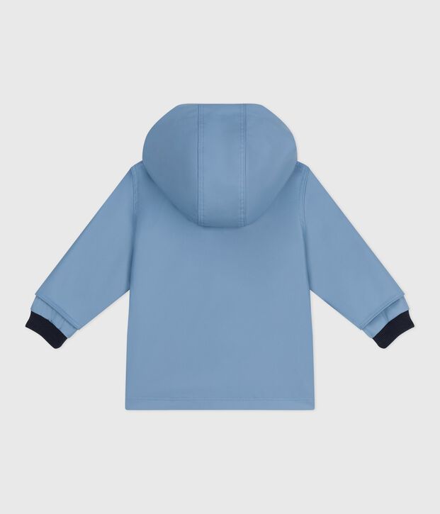 Babies' iconic plain raincoat blue
