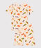 Children's Short Cotton Print Pyjamas AVALANCHE white/MULTICO