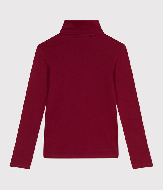 The Iconic cotton polo neck top for women AMARANTE