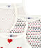 Little girl's strap vest trio variante 1